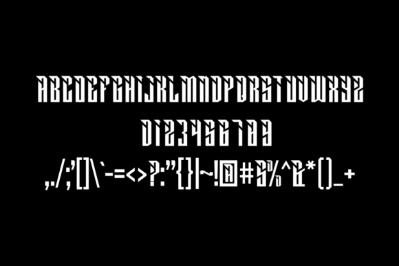 Hacross Font - Preview 3