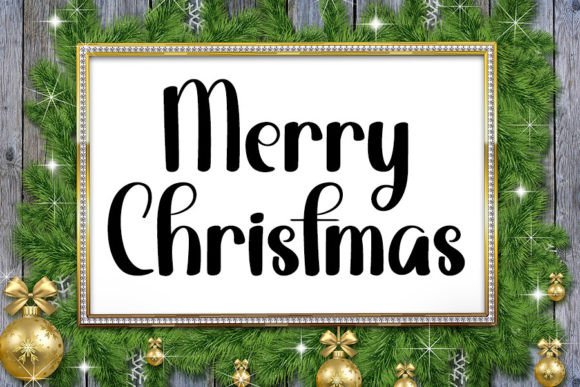 Holidays Font - Preview 2