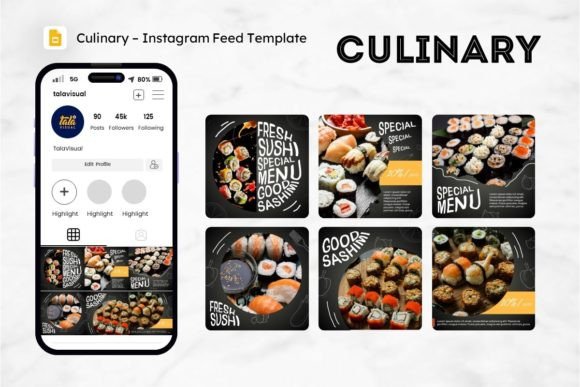 Instagram Feed Fashion Google Slides Graphics