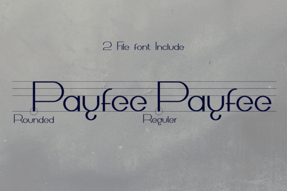 Payfee Font PNG with transparent background - Preview 2