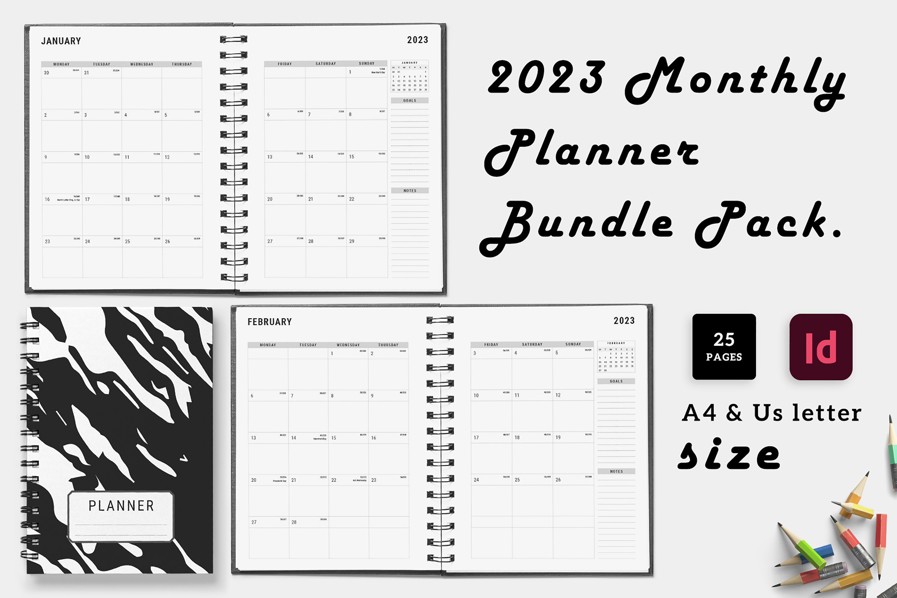 Ultimate Planner Bundle Pack 2023 Graphic by mnt-creator · Creative Fabrica