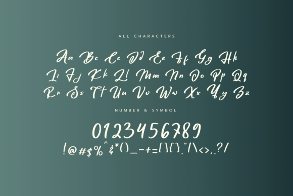 Ending Scene Font - Preview 1