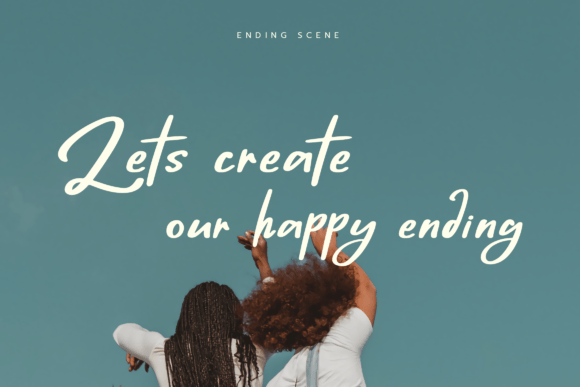 Ending Scene Font - Preview 2