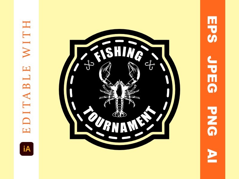 Fishing Logo – Logo Fishing 55 Graphic by Region Studio · Creative Fabrica