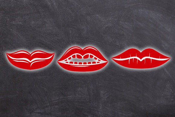 Lippen Font PNG with transparent background - Preview 1