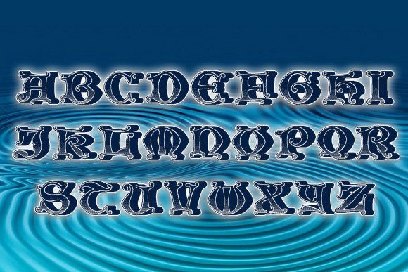 Moher Font PNG with transparent background - Preview 1
