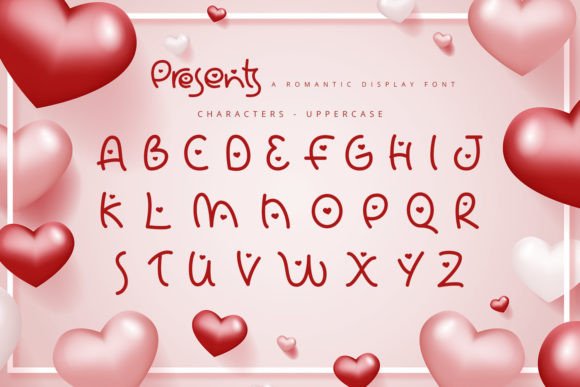 Presents Font PNG with transparent background - Preview 5