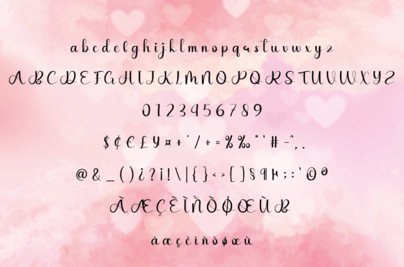 Smoothies Font PNG with transparent background - Preview 4