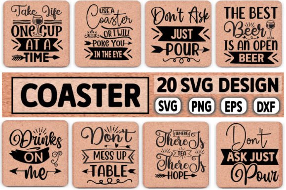Coaster-svg-bundle-Coaster-svg-design-Gr
