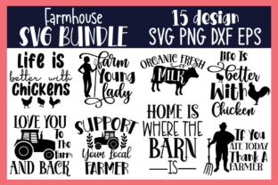 Farmhouse Svg Bundle Graphic by PrintableStore · Creative Fabrica