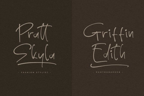 Gabryelli Font PNG with transparent background - Preview 3