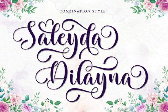 Haleyda Font PNG with transparent background - Preview 1