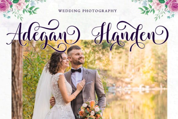 Haleyda Font PNG with transparent background - Preview 3