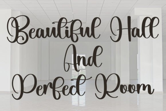 Hall Font PNG with transparent background - Preview 3