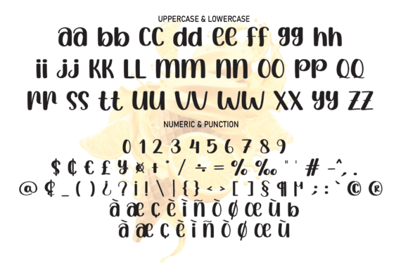 Lemon Milk Font PNG with transparent background - Preview 6
