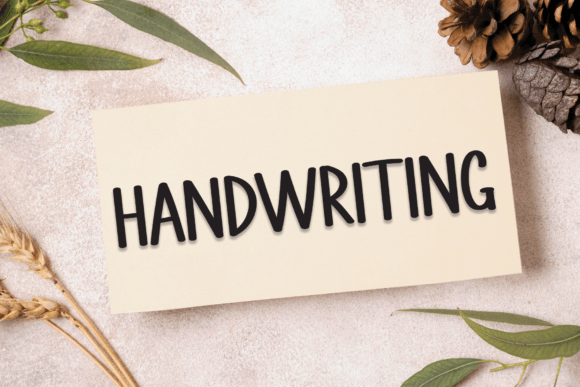 Paper Book Font PNG with transparent background - Preview 3