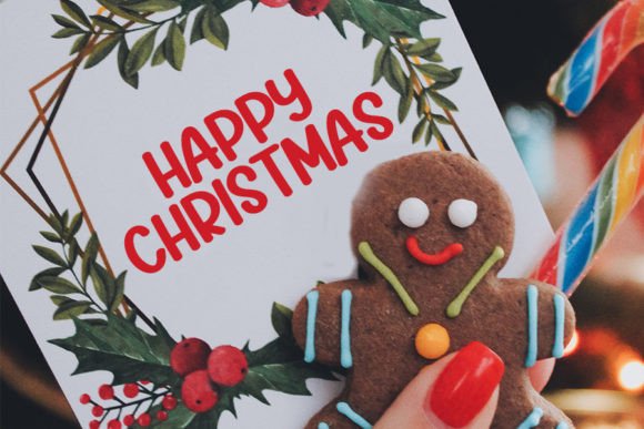 Santa Days Font PNG with transparent background - Preview 1