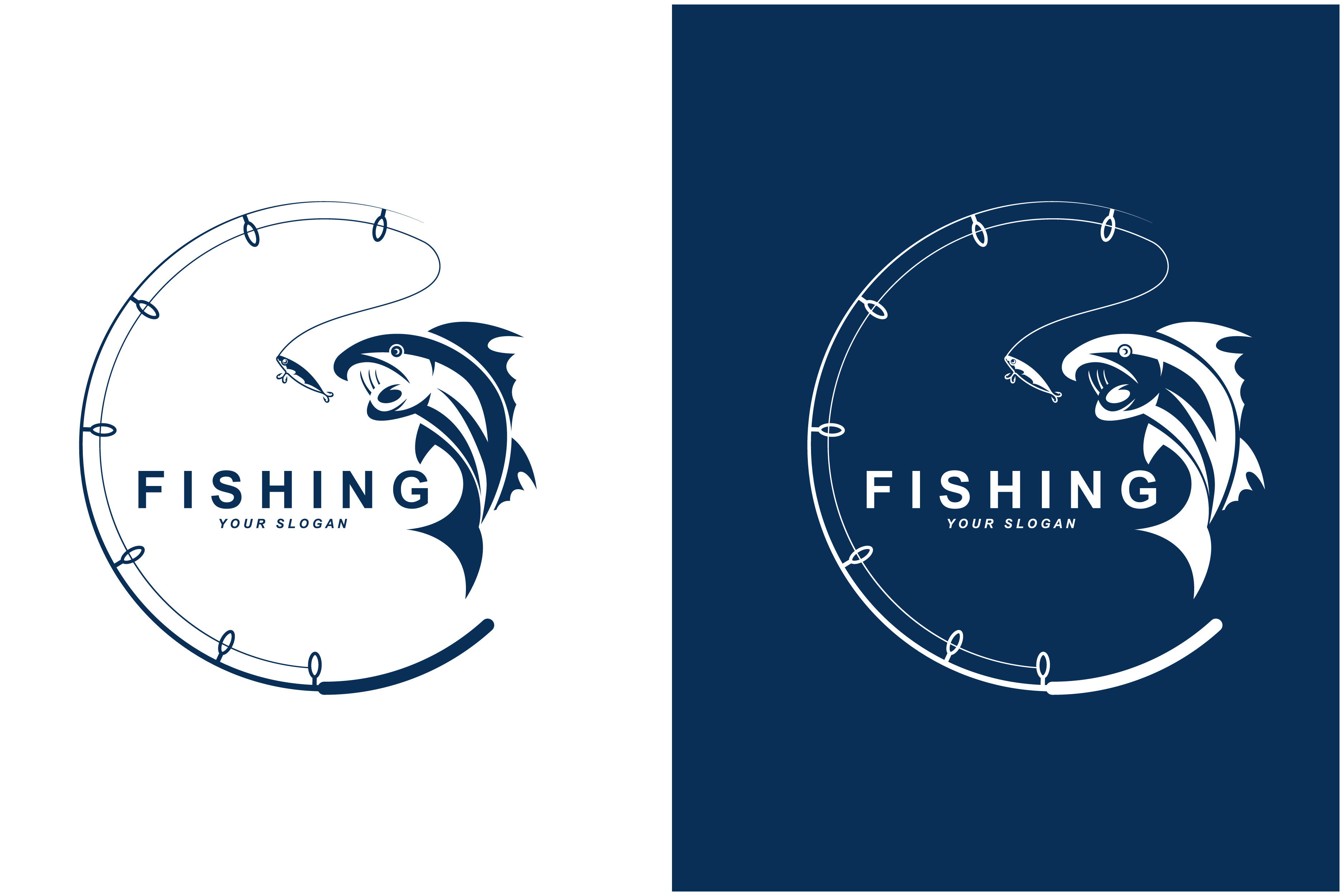 Fishing Logo Vector Graphic by Acillia eggi saputri · Creative Fabrica