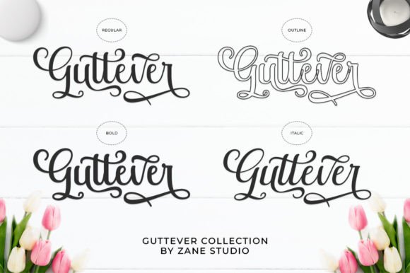 Guttever Font - Preview 6