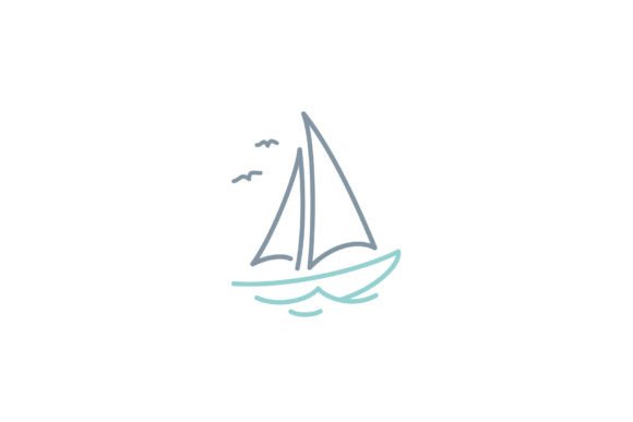 Sailboat Boat Ship Yacht Sailor Logo