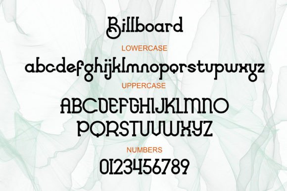 Billboard Font - Preview 4