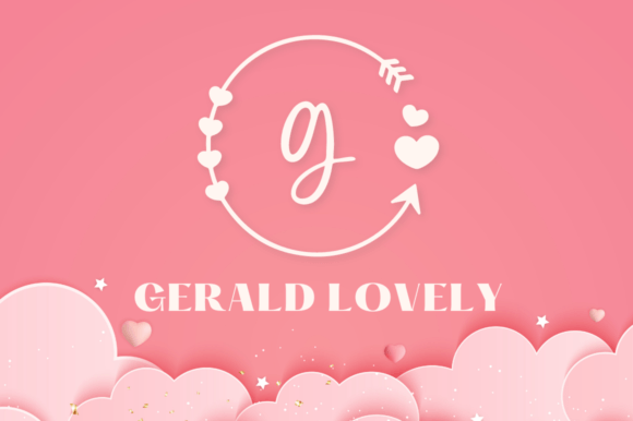 Ditha Valentine Monogram Font - Preview 1