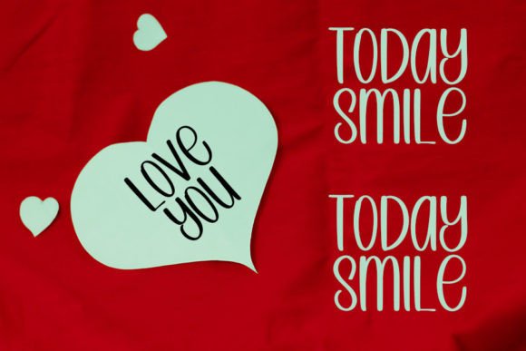 Handmade Valentine Font - Preview 4