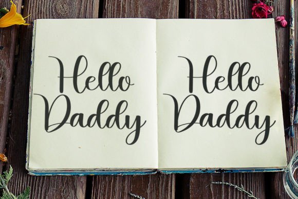 Little Beach Font PNG with transparent background - Preview 3