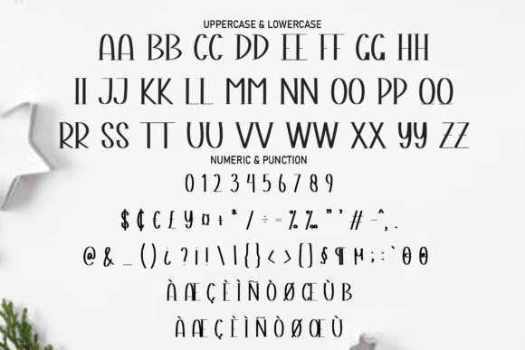 Moment December Font PNG with transparent background - Preview 6