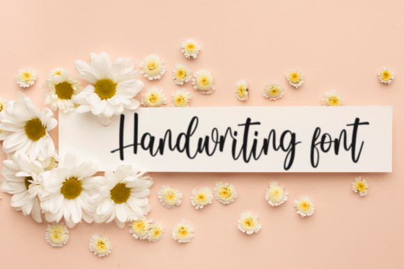 Rain in January Font PNG with transparent background - Preview 1