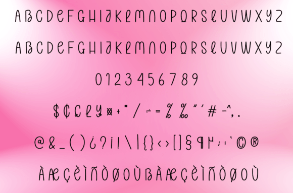 Shadow Displays Font PNG with transparent background - Preview 5