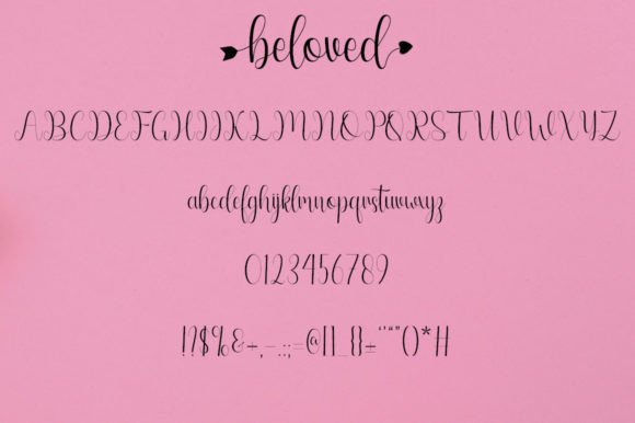 Beloved Font - Preview 6
