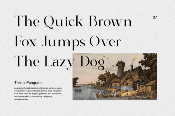 Aeromira Classic Font - Preview 6