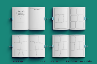 Blank Comic Book KDP Interior Template Graphic by Rozilya Designer ...