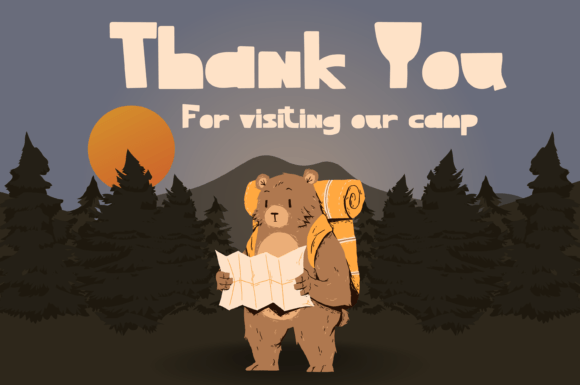 Camping Club Font - Preview 6