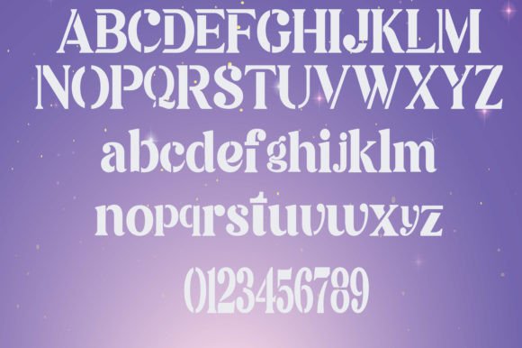 Christmas Babble Font PNG with transparent background - Preview 1