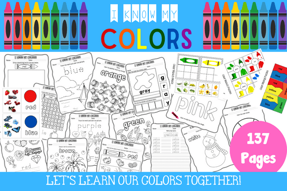 Color Worksheet and Activity Book