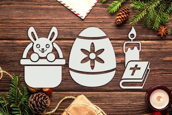 Easter Icons Font - Preview 2