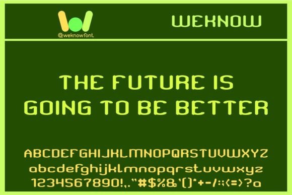 Frequency Font PNG with transparent background - Preview 2