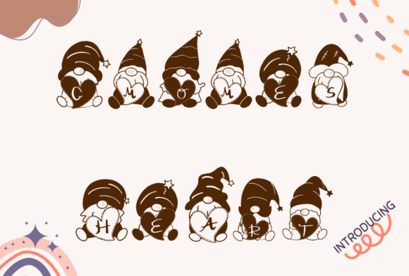 Gnomes Heart Font - Preview 1