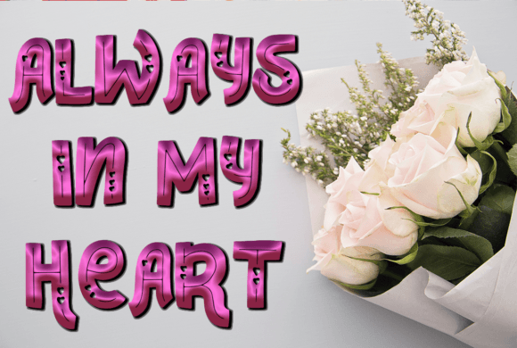 Lovely Vanilla Font PNG with transparent background - Preview 2