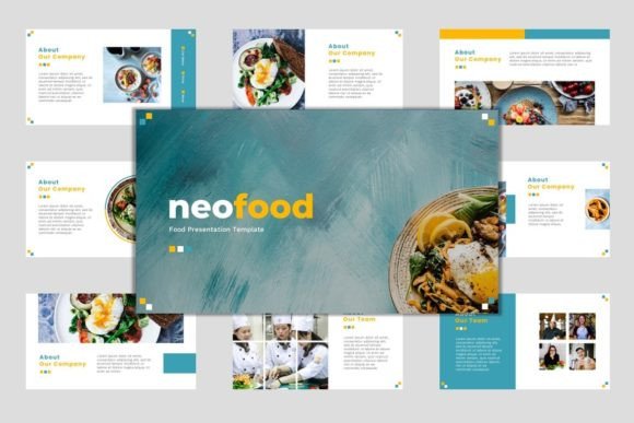 Preview of Neofood – Food PowerPoint Template food presentation template