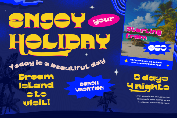 Roges Font PNG with transparent background - Preview 4