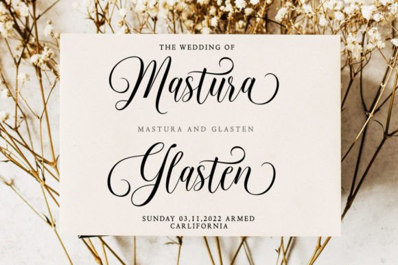 Salistya Font PNG with transparent background - Preview 3