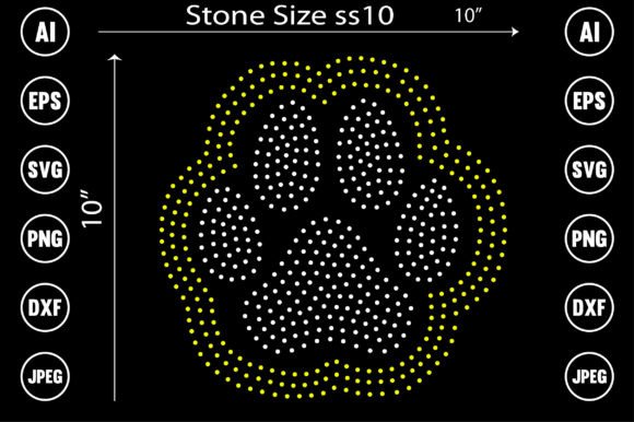 Dog Leg Rhinestone Design Gráfico Designs de Camisetas Por TRANSFORM200