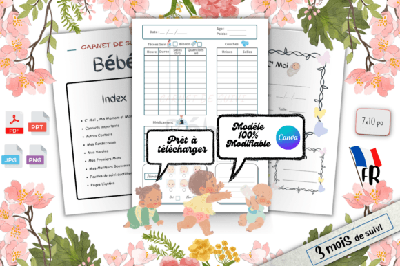 Cahier De Suivi Bébé Modifiable_3 Mois