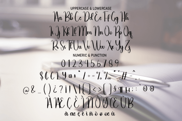 Calendar Font - Preview 6