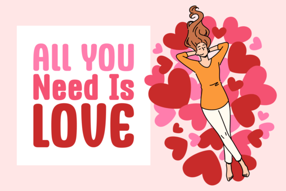 Calming Hearts Font - Preview 2