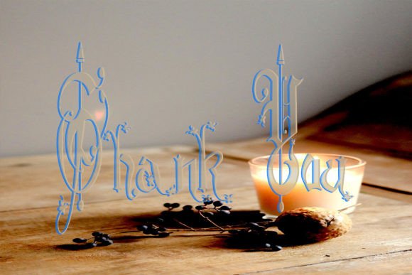 Christmas Background Font - Preview 4