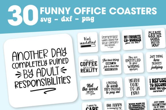 Coaster Svg | Funny Office Coasters